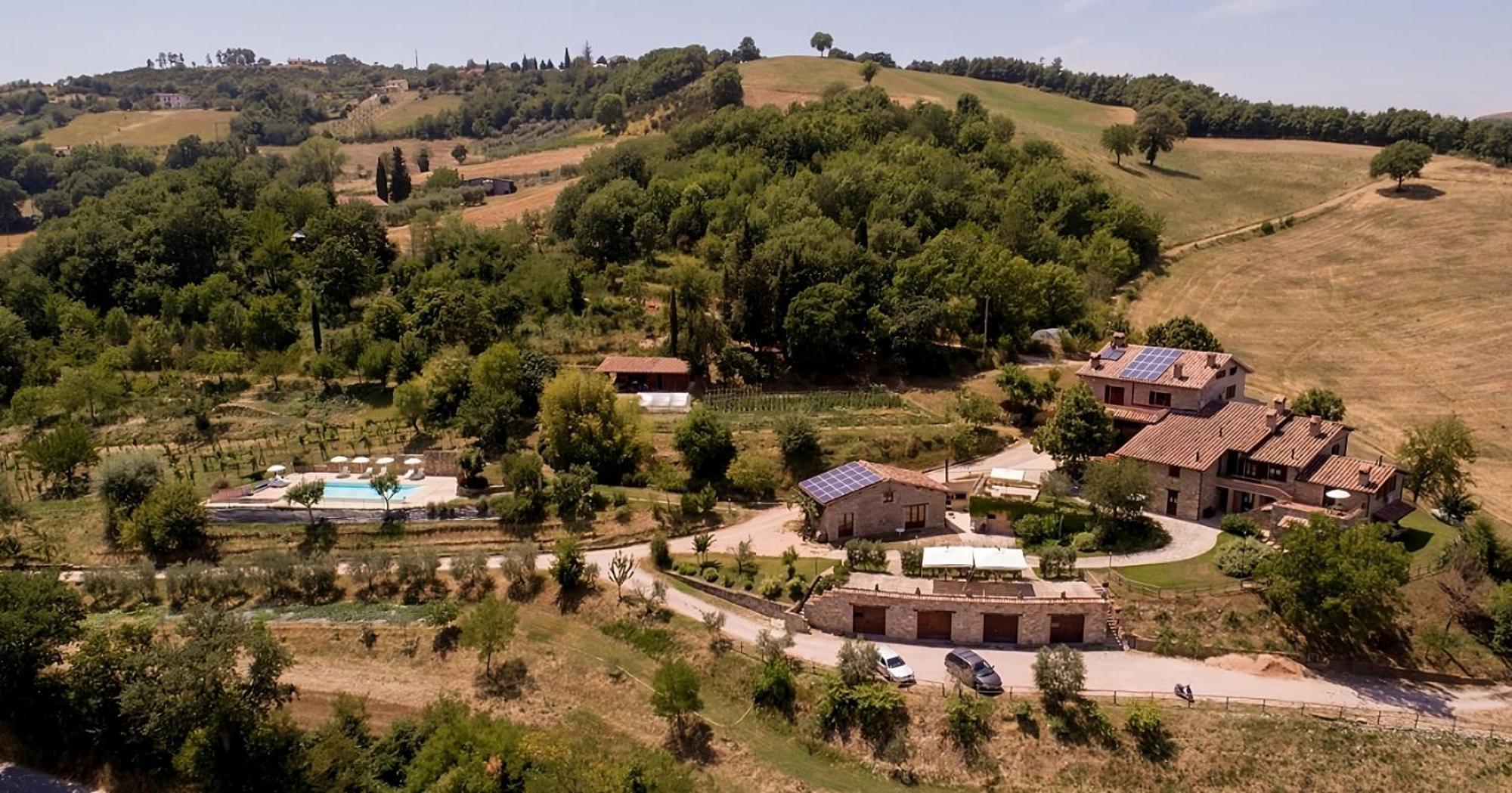 Fonte Chiara Villa Gubbio Eksteriør bilde